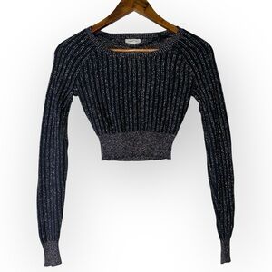 Silence + Noise | Urban Outfitters Metallica ribbed crop top SIZE XS